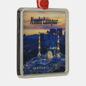 Kuala Lumpur Metalen Ornament (Rechts)