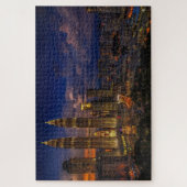 Kuala-Lumpur nachtscene Legpuzzel (Verticaal)