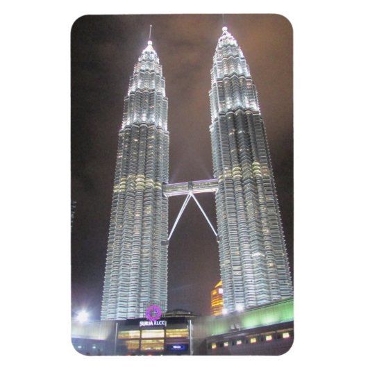 kuala lumpur nachttorens magneet (Verticaal)