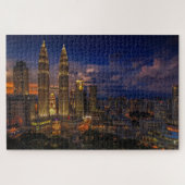 Kuala-Lumpur night scene Legpuzzel (Horizontaal)
