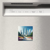 Kuala Lumpur Petronas Twin Towers Magneet (Insitu (Vaatwasser))