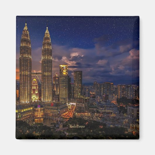 Kuala Lumpur, Petronas Twin Towers, Magneet (Voorkant)
