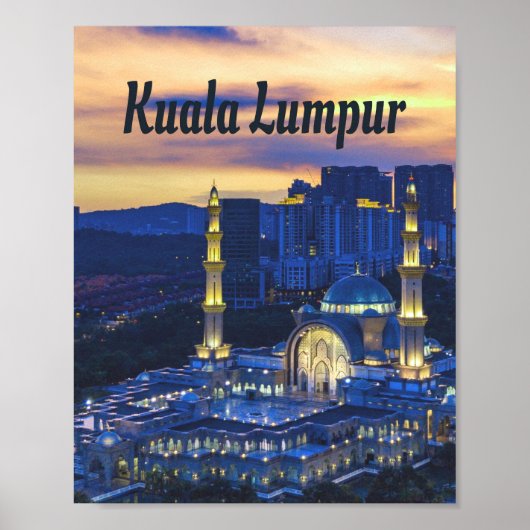 Kuala Lumpur Poster (Voorkant)