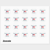 Kuala Lumpur Ronde Sticker (Vel)