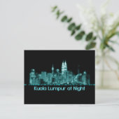 Kuala Lumpur Skyline Briefkaart (Staand voorkant)