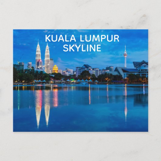 Kuala Lumpur Skyline Briefkaart (Voorkant)