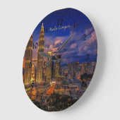 Kuala Lumpur skyline 's nachts Grote Klok (Hoek)