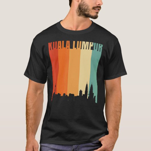 Kuala Lumpur Skyline T-shirt (Voorkant)