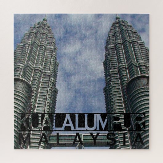 Kuala Lumpur Square Puzzle Legpuzzel (Verticaal)