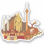 Kuala Lumpur Sticker (Voorkant)