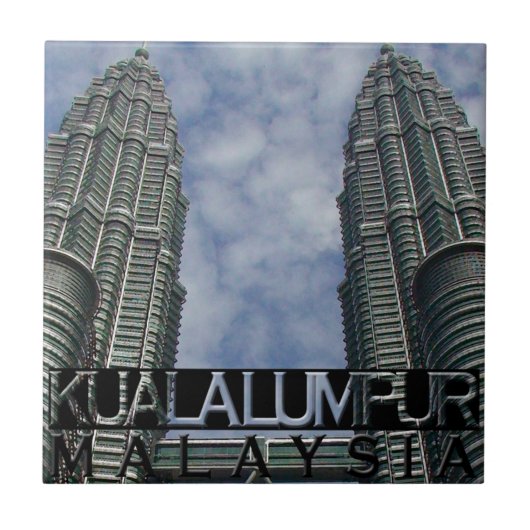 Kuala Lumpur Tegeltje (Voorkant)