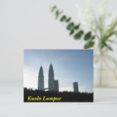 Kuala Lumpur Towers Briefkaart (Staand voorkant)