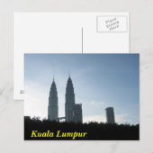 Kuala Lumpur Towers Briefkaart (Voorkant / Achterkant)