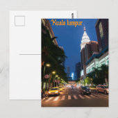 Kuala Lumpur vintage reizen Briefkaart (Voorkant / Achterkant)