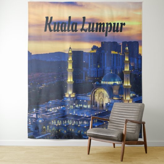 Kuala Lumpur Wandkleed (In situ)