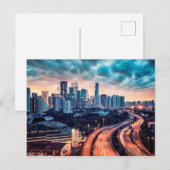 Kuala Lumpur-zonsondergang Briefkaart (Voorkant / Achterkant)