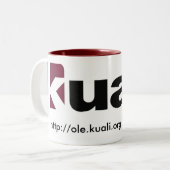 Kuali OLE Mok met URL (Voorkant links)