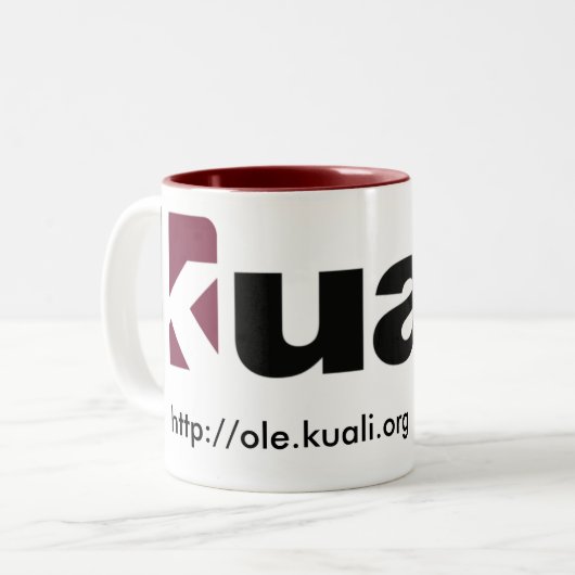Kuali OLE Mok met URL (Voorkant links)
