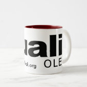 Kuali OLE Mok met URL (Voorkant rechts)