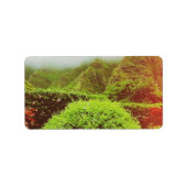 Kualoa Ranch Etiket (Voorkant)