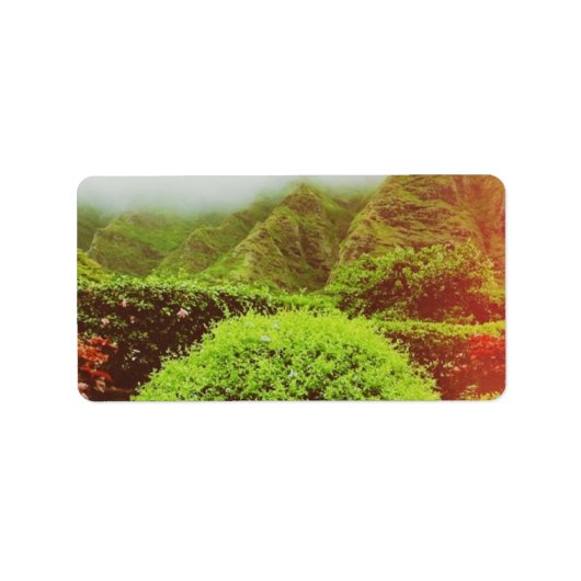 Kualoa Ranch Etiket (Voorkant)