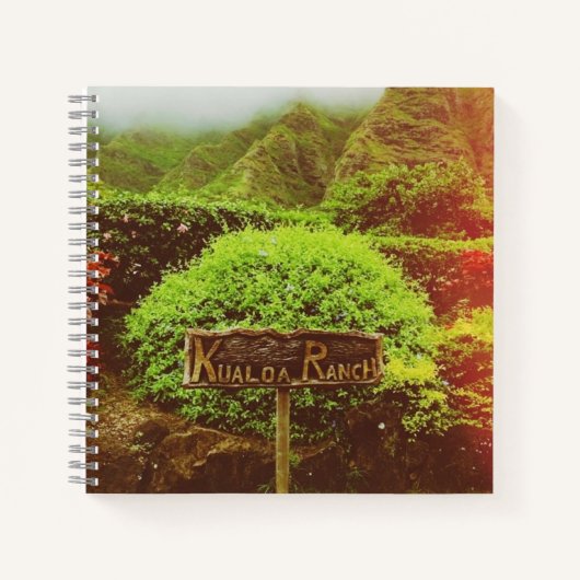 Kualoa Ranch Notitieboek (Voorkant)