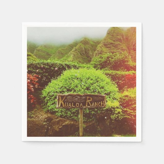 Kualoa Ranch Servet (Voorkant)