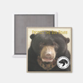 KUAMUT-BESCHERM DE ZON BEREN MAGNEET (Voorkant / Achterkant)