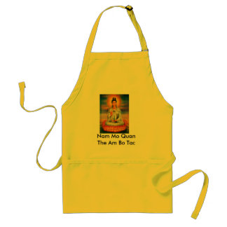 Kuan Yin Apron met gebed Standaard Schort