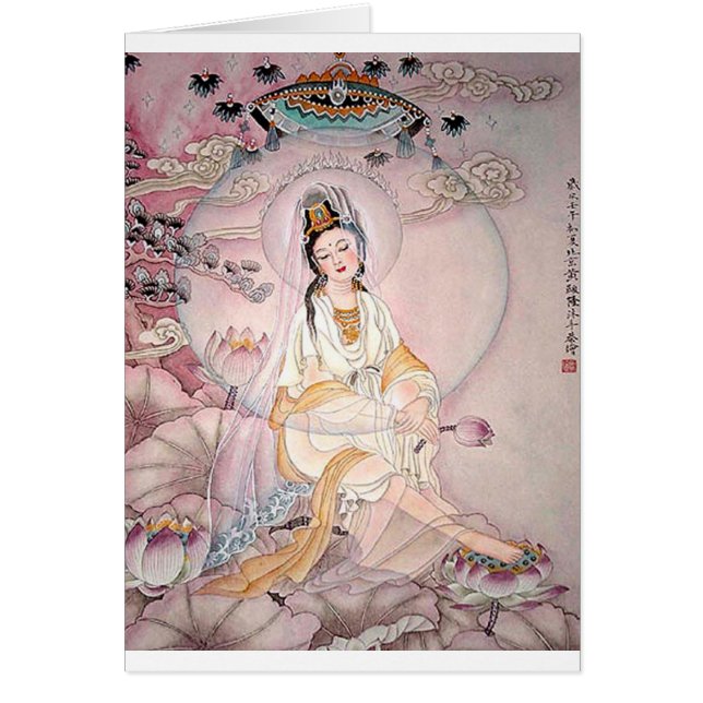 Kuan Yin boeddhistische godin van compassie (Voorkant)