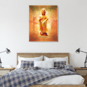 Kuan Yin Canvas Afdruk (Insitu (Slaapkamer))