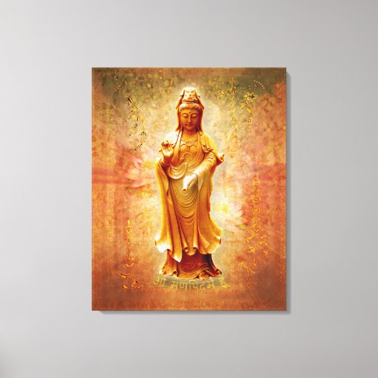 Kuan Yin Canvas Afdruk (Voorkant)