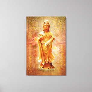 Kuan Yin Canvas Afdruk
