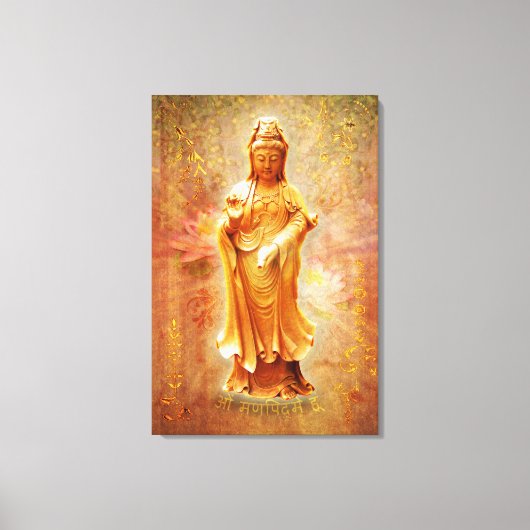 Kuan Yin Canvas Afdruk (Voorkant)