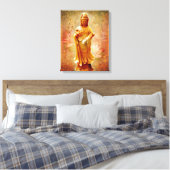 Kuan Yin Canvas Afdruk (Insitu (Slaapkamer))