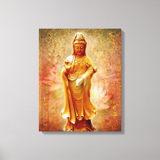 Kuan Yin Canvas Afdruk (Voorkant)