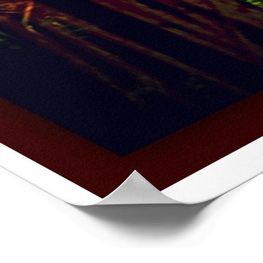 Kuan Yin en de Peacock-vanger Poster (Hoek)