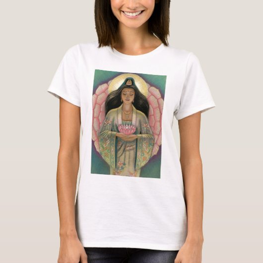 Kuan Yin Goddess of Compassion T-shirt (Voorkant)