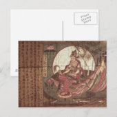 Kuan-yin, godin van compassie briefkaart (Voorkant / Achterkant)