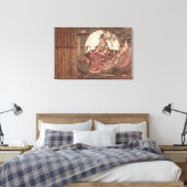 Kuan-yin, godin van compassie canvas afdruk (Insitu (Slaapkamer))