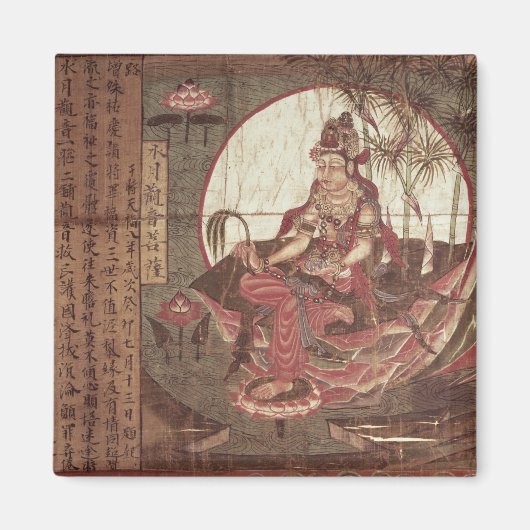 Kuan-yin, godin van compassie magneet (Voorkant)