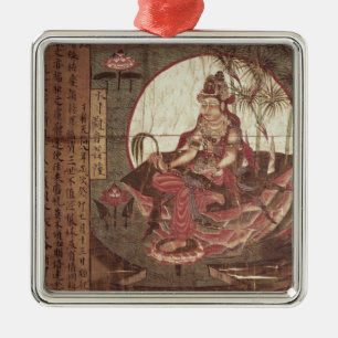 Kuan-yin, godin van compassie metalen ornament