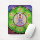 Kuan Yin "Om Mani Padme Hum" Mousepad Muismat (Met muis)