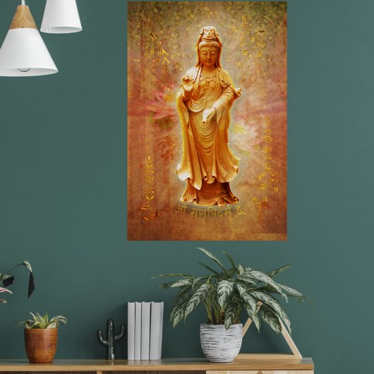 Kuan Yin Poster (Woonkamer 1)