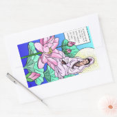 Kuan Yin, Quan Yin, hoort je kruiden Rechthoekige Sticker (Envelop)