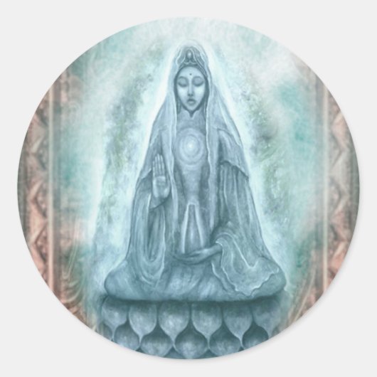 Kuan Yin sticker (Voorkant)