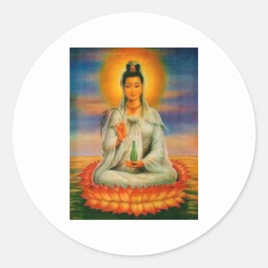 kuan yin sticker (Voorkant)