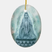 Kuan Yin-versiering Keramisch Ornament (Voorkant)