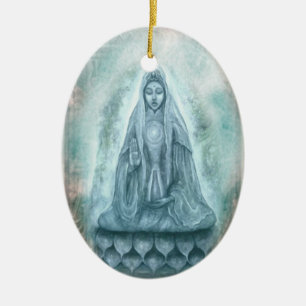 Kuan Yin-versiering Keramisch Ornament
