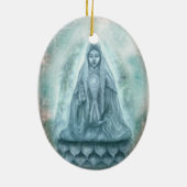Kuan Yin-versiering Keramisch Ornament (Achterkant)